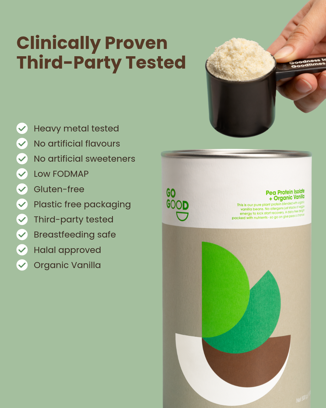 Plant Protein Isolate + Organic Vanilla