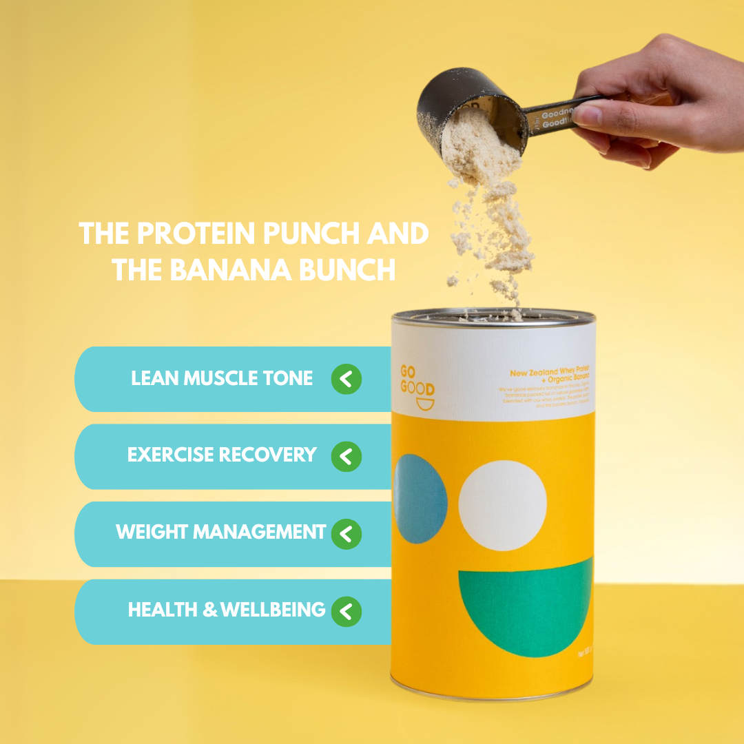 Whey Protein Powder + Organic Banana