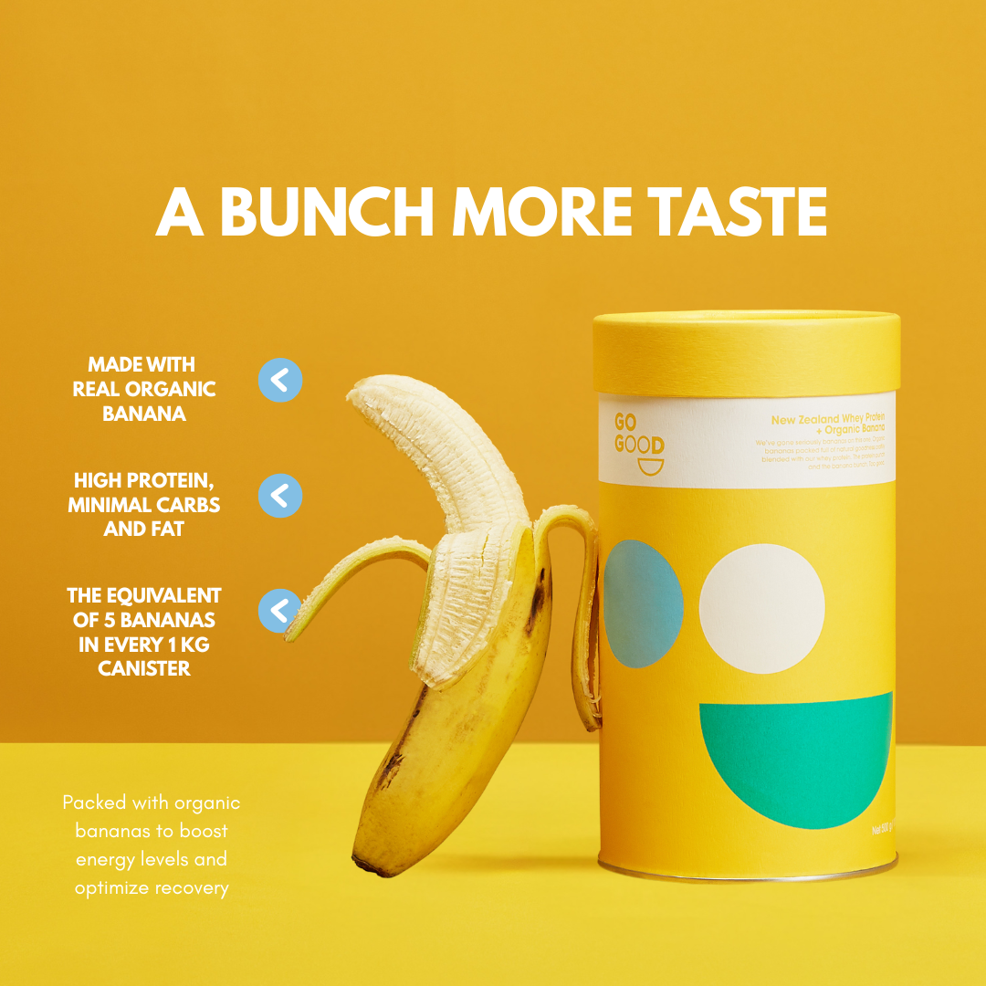 Whey Protein Powder + Organic Banana